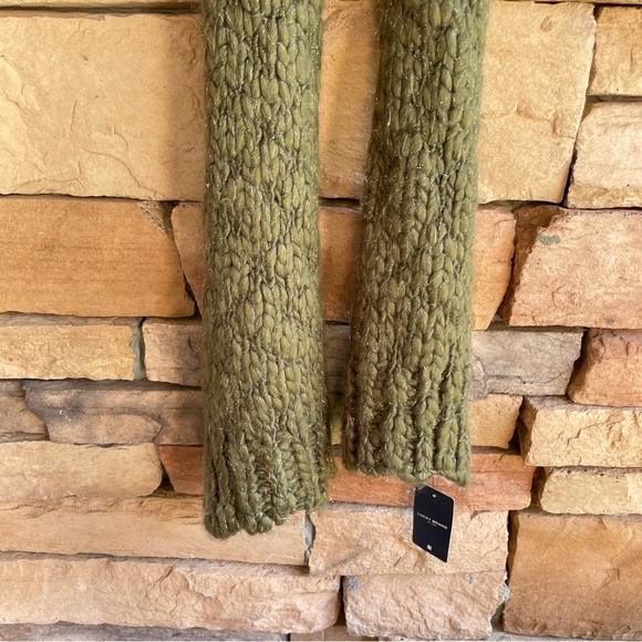 Lucky Brand green chunky knit long wrap around scarf Women’s O/S NWT - Picture 10 of 10